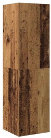 ντουλάπι τηλεόρασης vidaXL Παλιό ξύλο 30,5x30x110 cm Ξύλινη κατασκευή