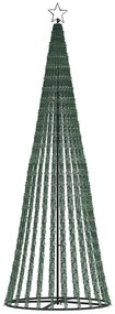 vidaXL Χριστουγεννιάτικο δέντρο LED 475 LED Ζεστό Λευκό 247 εκ.