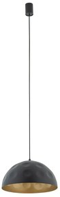 Φωτιστικό Οροφής Hemisphere Hit S 10702 33x125cm 25W 1xE27 Black-Gold Nowodvorski