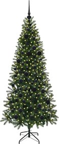 vidaXL Τεχνητό Χριστουγεννιάτικο Δέντρο Πράσινο 180 cm ΠΕ και PVC