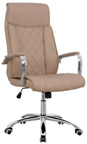 ΚΑΡΕΚΛΑ ΓΡΑΦΕΙΟΥ SHAILA HM1104.07 ΣΕ ΧΡΩΜΑ ΕΚΡΟΥ