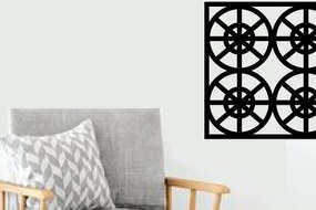 Intra απο ξύλο plywood  Χρώμα wenge 3mm-4mm πάχος - Flower Laser Κοπή ών Τέχνης Τοίχων Δίασταση 40x50 cm INTRAFABR-103064352