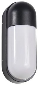Απλίκα Φωτιστικό Τοίχου LED 10W IP54 3000K Μαύρο E318 Zambelis-E318-Μαύρο E318