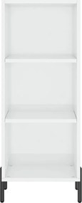 vidaXL Ντουλάπι Γυαλιστερό Λευκό 34,5 x 32,5 x 90 εκ. Επεξεργ. Ξύλο