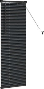 vidaXL Βενετσιάνικες Ρόδες Μαύρο 130 x 40 εκ Αλουμίνιο