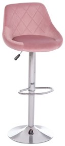 ΣΚΑΜΠΟ ΜΠΑΡ ROSE HM204.42 ΜΕ ΑΜΟΡΤΙΣΕΡ ΧΡΩΜΙΟΥ & ΣΑΠΙΟ ΜΗΛΟ ΒΕΛΟΥΔΟ 48x45x105Υεκ.