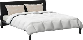 vidaXL Χειμερινό Παπλωματοθήκη με μαξιλάρι 3 pcs Λευκό Φτέρος