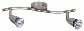 Rabalux Norman Σποτ Διπλό Μήκους 35cm Νίκελ Ματ 5992