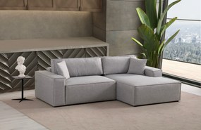 Corner Sofa-Bed Pırlo Corner Right - Light Grey Light Grey