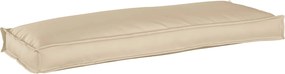 vidaXL Μαξιλάρι Μπεζ 110 x 40 x 8 εκ Ύφασμα Όξφορντ