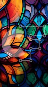 Intra Συλλεκτικό Ξύλινο Παζλ Plywood 4mm - Ζωντανό έργο τέχνης από βιτρό Σε Ξύλινο Κουτί - Διαστάσεις Puzzle: 10x10 cm – 25 κομμάτια