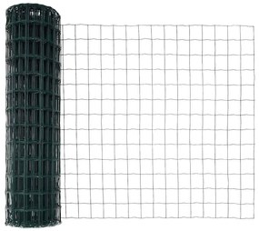 vidaXL Φράχτης με Στήλες. Πράσινο 1.2 x 25 m Ατσάλι