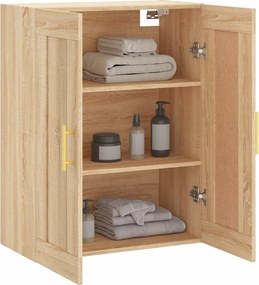 vidaXL Ντουλάπι Επιτοίχιο Sonoma Δρυς 69,5 x 34 x 90 εκ. Επεξεργ. Ξύλο