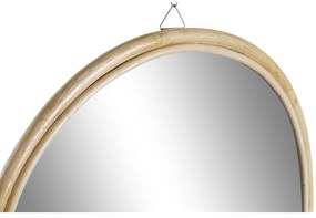 Τοίχο καθρέφτη DKD Home Decor Φυσικό Bali 40 x 5 x 70 cm