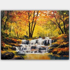 Πίνακας Καμβάς 441HPE1959 100x70cm Multi Wallity Οριζόντιοι Ξύλο, Καμβάς