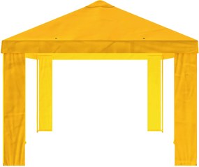 vidaXL Κάλυμμα Γκαζebo 6 x 3 m Κίτρινο Πολυεστέρας 190 gsm