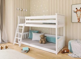 KEVIN 90x190 white bunk bed Lano Furniture