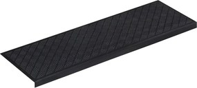 vidaXL Πατάκια Σκάλας 5 τεμ. 25 x 75 εκ. από Καουτσούκ