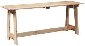 vidaXL Εξωτερικός Πάγκος 119x35x47 εκ Μασίφ Ξύλο Πεύκου