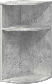 vidaXL End Table Σκυρόδεμα Γκρι 29,6 x 29,6 x 60 εκ Επεξεργασμένο ξύλο