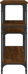 vidaXL Τραπέζι Κονσόλα Καφέ Δρυς 160x29x75 εκ. Επεξεργασμένο Ξύλο