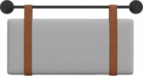 vidaXL Κρεμαστό Κεφαλάρι Σκίουρος Γκρί Αντίκα PU