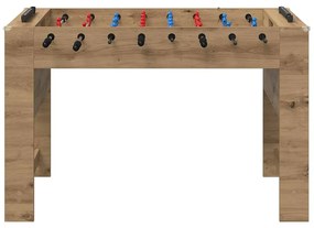 vidaXL Τραπέζι Φουτμπολ Τεχνίτικη Δρυς 125 x 60,5 x 80 εκ.