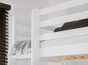 TED 80x200 white bunk bed Lano Furniture