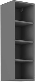 Κρεμαστό ντουλάπι με ράφια Melo 30 G-90 OTW-Anthraki