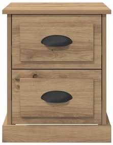 vidaXL Κομοδίνο artisan δρυς 39 x 39 x 47.5 εκ Επεξεργασμένο ξύλο