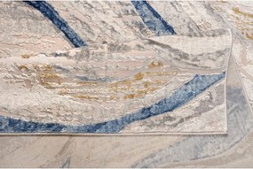 Stewehome μοντέρνο χαλί γκρι μπλε 100x300x6 cm
