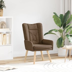 vidaXL Πολυθρόνα Relax Καφέ Υφάσματος