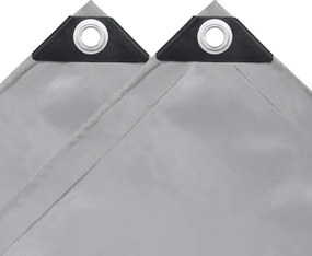 vidaXL Μουσαμάς Γκρι 1,5 x 20 μ. 650 γρ./μ.²