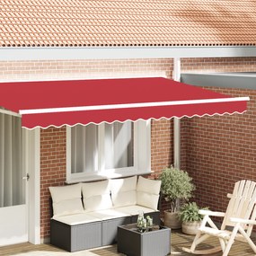 vidaXL Βαλάνς Τέντας  για Μηνιαία 3.5 μ Κόκκινη 3.3x0.2 μ