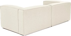 Διθέσιος Καναπές Εκρού FORA 105x214x66