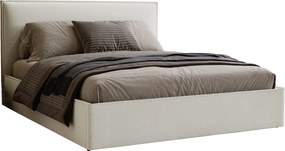 Επενδυμένο Κρεβάτι Bianco Grant-Κρεμ-140 x 200