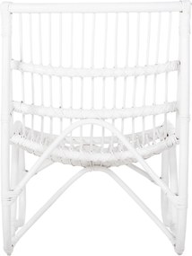 ΠΟΛΥΘΡΟΝΑ GRINN HM9815.03 ΡΑΒΔΟΙ RATTAN ΣΕ ΛΕΥΚΟ 56,5x73,5x79,5Υ εκ.