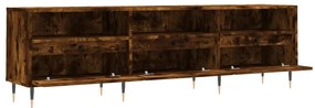 vidaXL Έπιπλο Τηλεόρασης Καπνιστή Δρυς 150x30x44,5 εκ. Επεξ. Ξύλο