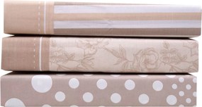 Σεντόνι Ημίδιπλο Mε Λαστιχο 100x200+25 Mix &amp; Match 56 Λινό Anna Riska