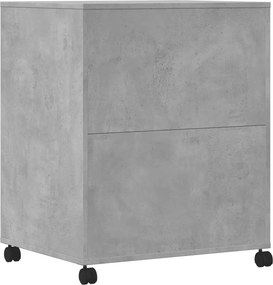 vidaXL Βάση Εκτυπωτή με Ρόδες Γκρι Σκυρ. 60 x 48 x 74 εκ.