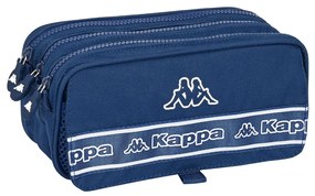 Τριπλή Κασετίνα Kappa 21,5 x 10 x 8 cm Ναυτικό Μπλε