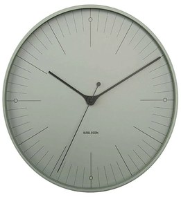 Ρολόι Τοίχου Index KA5769GR Φ40cm Grey Karlsson Metal