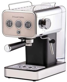 Καφετιέρα Espresso Distinctions 26452-56 1,1lt 1350W 15Bar Inox-Titanium Russell Hobbs Stainless Steel