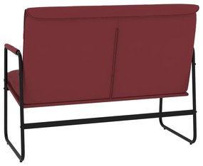 vidaXL Πάγκος Μπορντό 100x64x80 εκ. από Συνθετικό Δέρμα