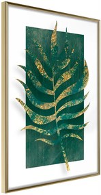 Αφίσα - Gilded Palm Leaf - 40x60 - Χρυσό - Χωρίς πασπαρτού