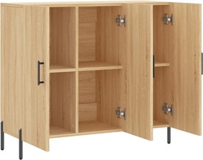 vidaXL Ντουλάπι Sonoma δρυς 90x34x80 εκ. Επεξεργασμένο Ξύλο