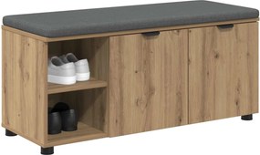 vidaXL Παγκάκι Χαλωρίου Τεχνίτικη Δρυς 100 x 38 x 46 εκ