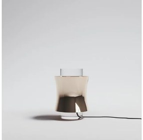 Επιτραπέζιο Φωτιστικό 1xE27 Κρύσταλλο Dimmer Φ22,5cm Fez T1 Prandina-1D04200110116-Ορείχαλκος 1D04200110116
