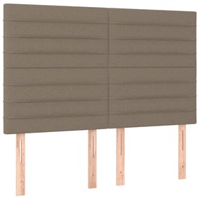 ΚΡΕΒΑΤΙ BOXSPRING ΜΕ ΣΤΡΩΜΑ TAUPE 140X200 ΕΚ. ΥΦΑΣΜΑΤΙΝΟ 3131517