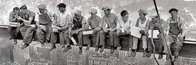 Αφίσα πόρτας Lunch On Skyscraper